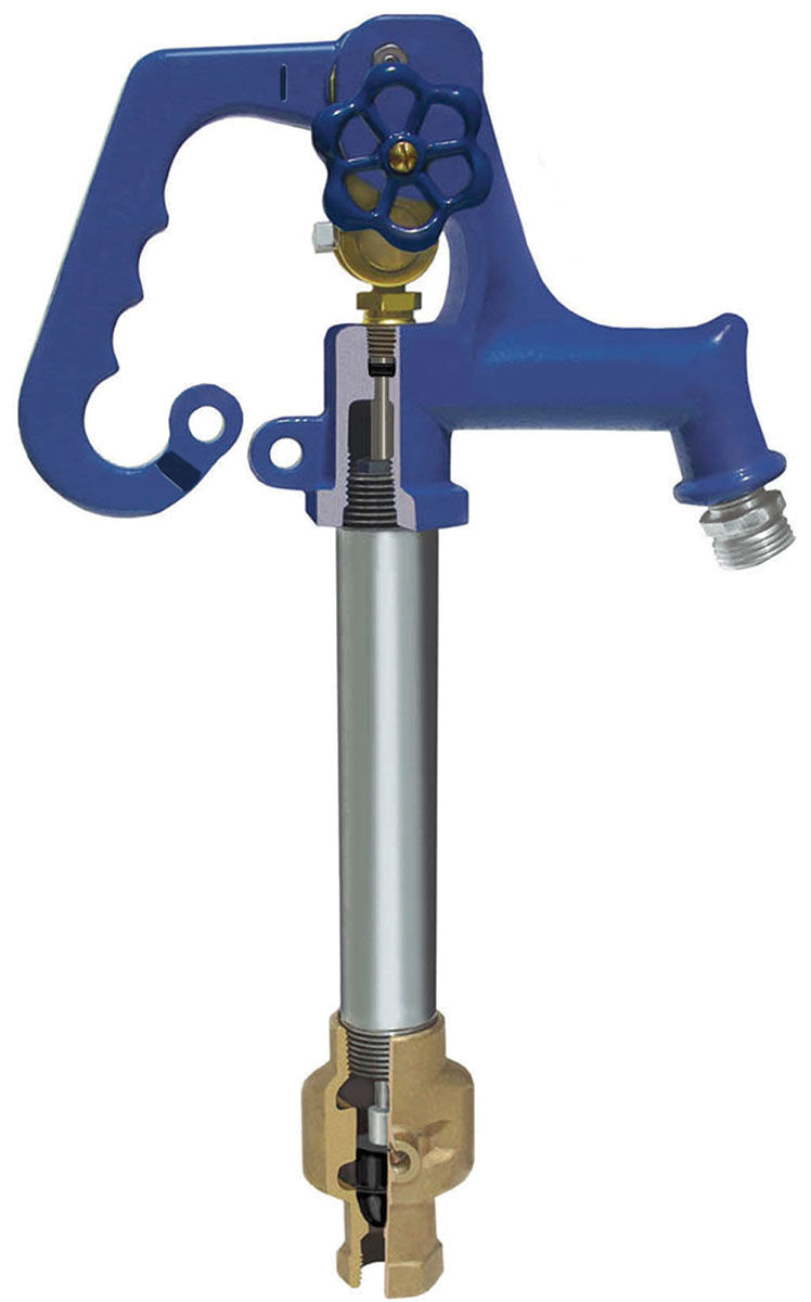 Simmons 800SB Series Deluxe Frost-Proof Yard Hydrant, 4-Ft