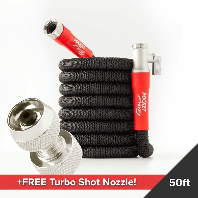 Pocket Hose Silver Bullet Hose, 50-Ft