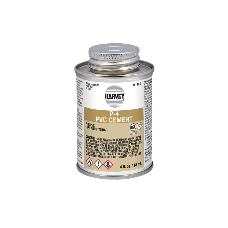 Harvey P-4 PVC Cement, 4-Oz
