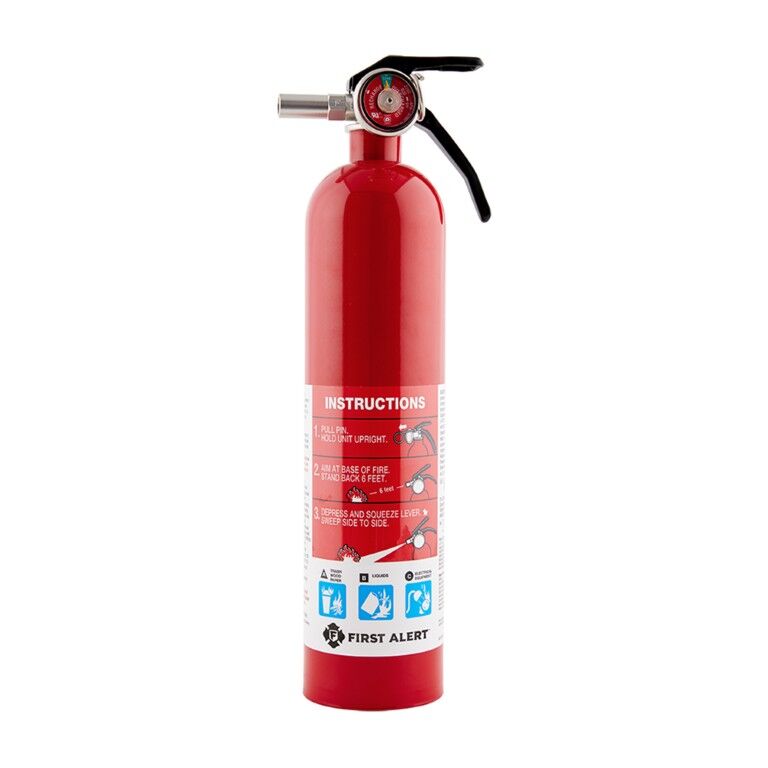 First Alert GARAGE10 Rechargeable Garage Fire Extinguisher
