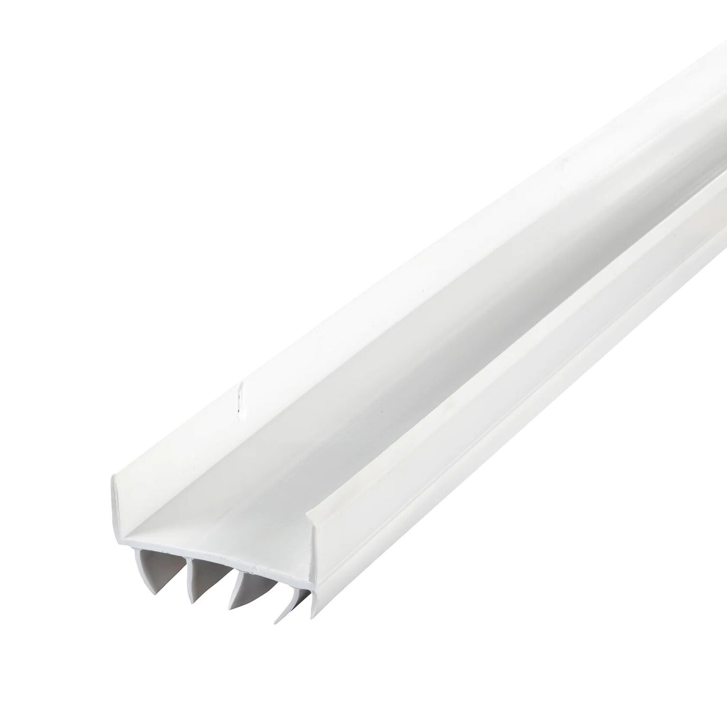 M-D Building Products White Vinyl U-Shape Screw-on Under Door Seal, 36-In
