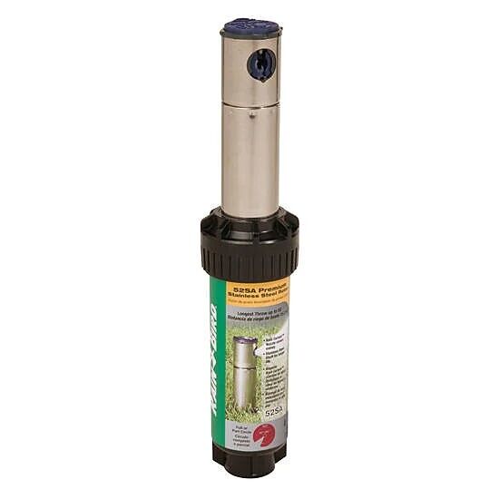 Rain Bird Stainless Steel 4-In Pop-Up 40°-360° Simple Adjust Gear Drive Rotor Sprinkler, 50-Ft