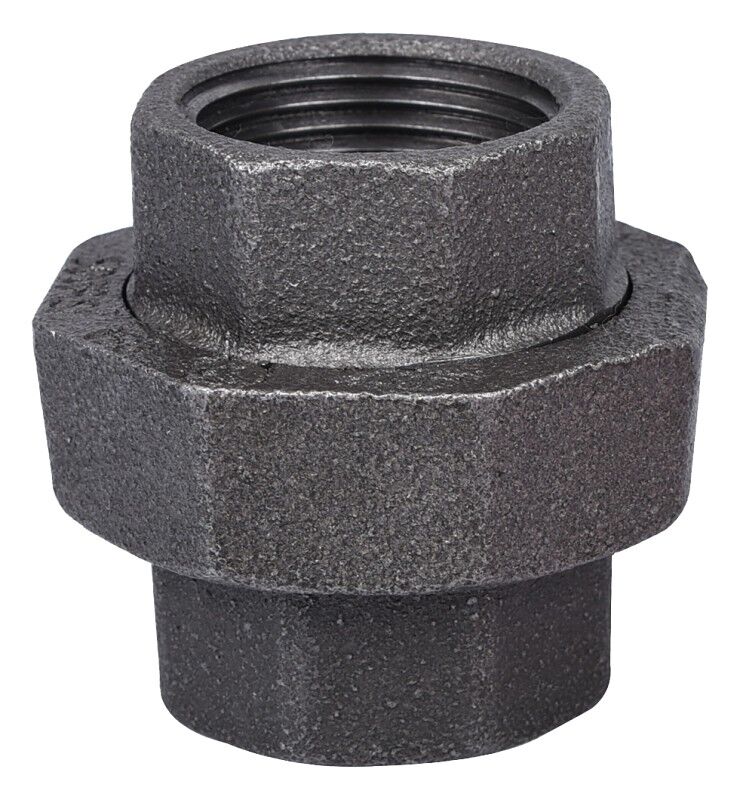 ProSource Schedule 40 Malleable Iron Pipe Union, 1-In Threaded x 1-In Threaded