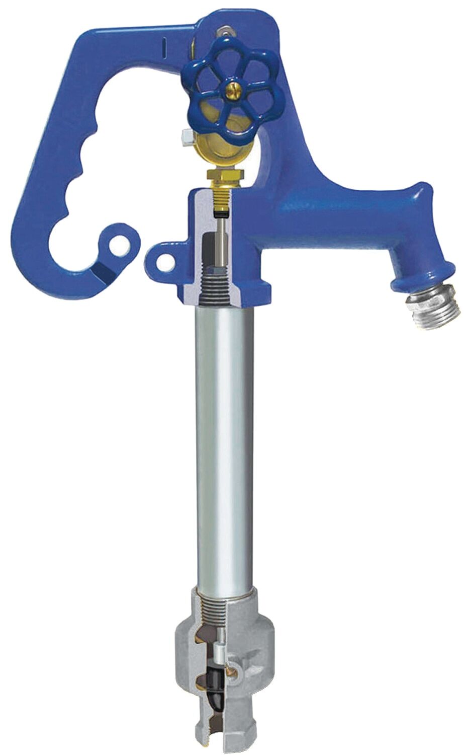Simmons Elite Lead-Free Frost-Proof Yard Hydrant, 3-Ft Bury Depth