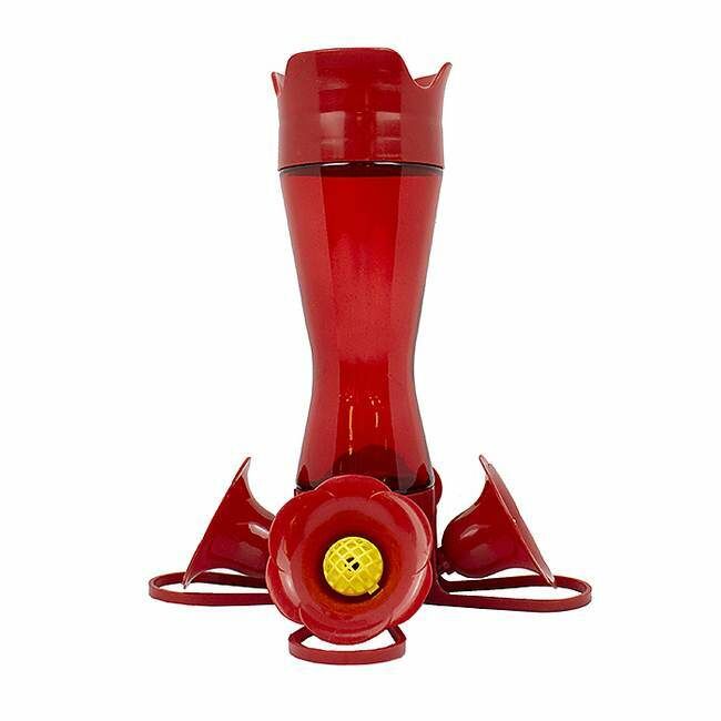 Perky-Pet Plastic Pinch Waist Red Hummingbird Feeder - 8 oz