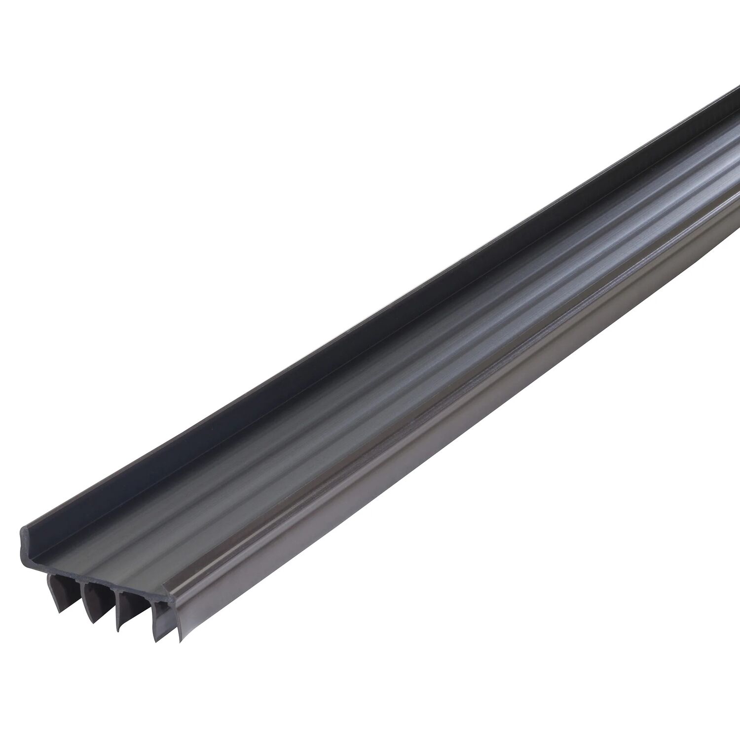 MD Building Products Brown Vinyl Concealed Screw/Nail-On Under Door Seal, 36-In X 2-In X 1-In