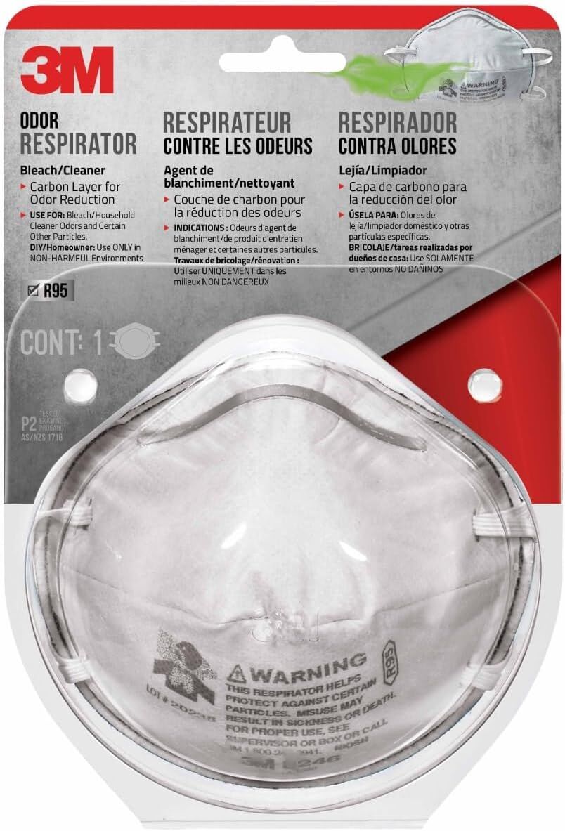 3M R95 Non-Valved Disposable Odor Respirator
