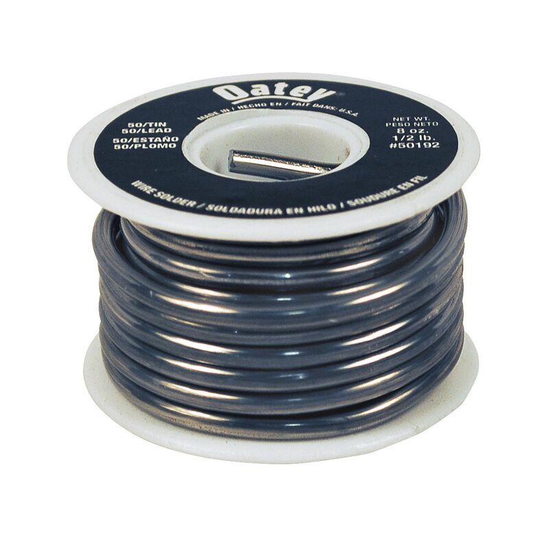 Oatey 50/50 Tin-Lead Alloy Wire Solder, 0.5-Lb