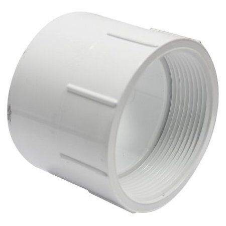 Canplas PVC DWV Female Adapter, 3-In FPT x Hub