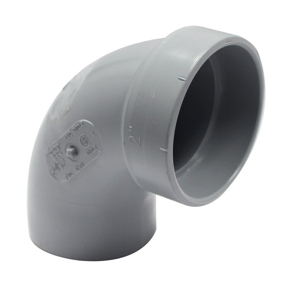 Canplas PVC DWV 90° Short Elbow, 2-In Spigot x 2-In Hub