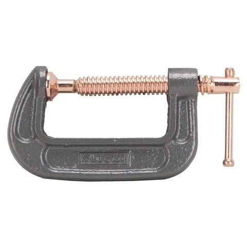 Vulcan Gray Zinc Plated Steel C-Clamp, 13/16-In x 2-In