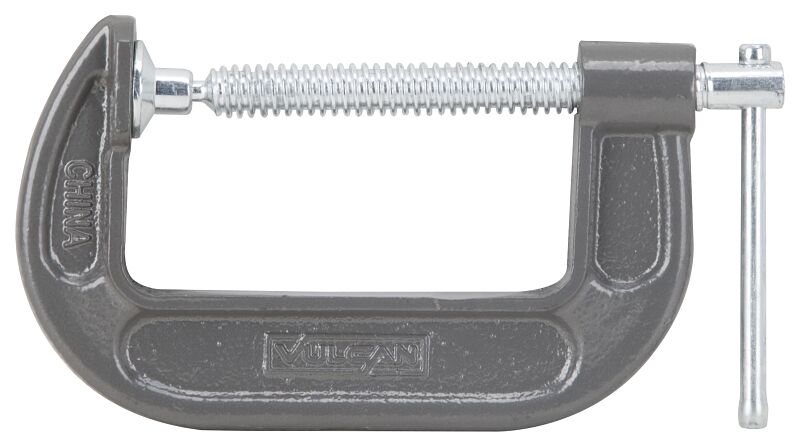 Vulcan Gray Heavy Duty Malleable Steel C-Clamp, 1 3/4-In x 4-In