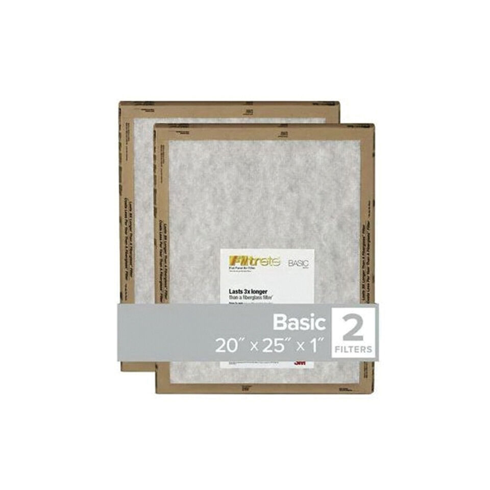 Filtrete Basic Air Filter, 20-In x 25-In x 1-In