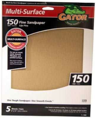 Ali Industries Fine 150 Grit Sandpaper - 9 in X 11 in