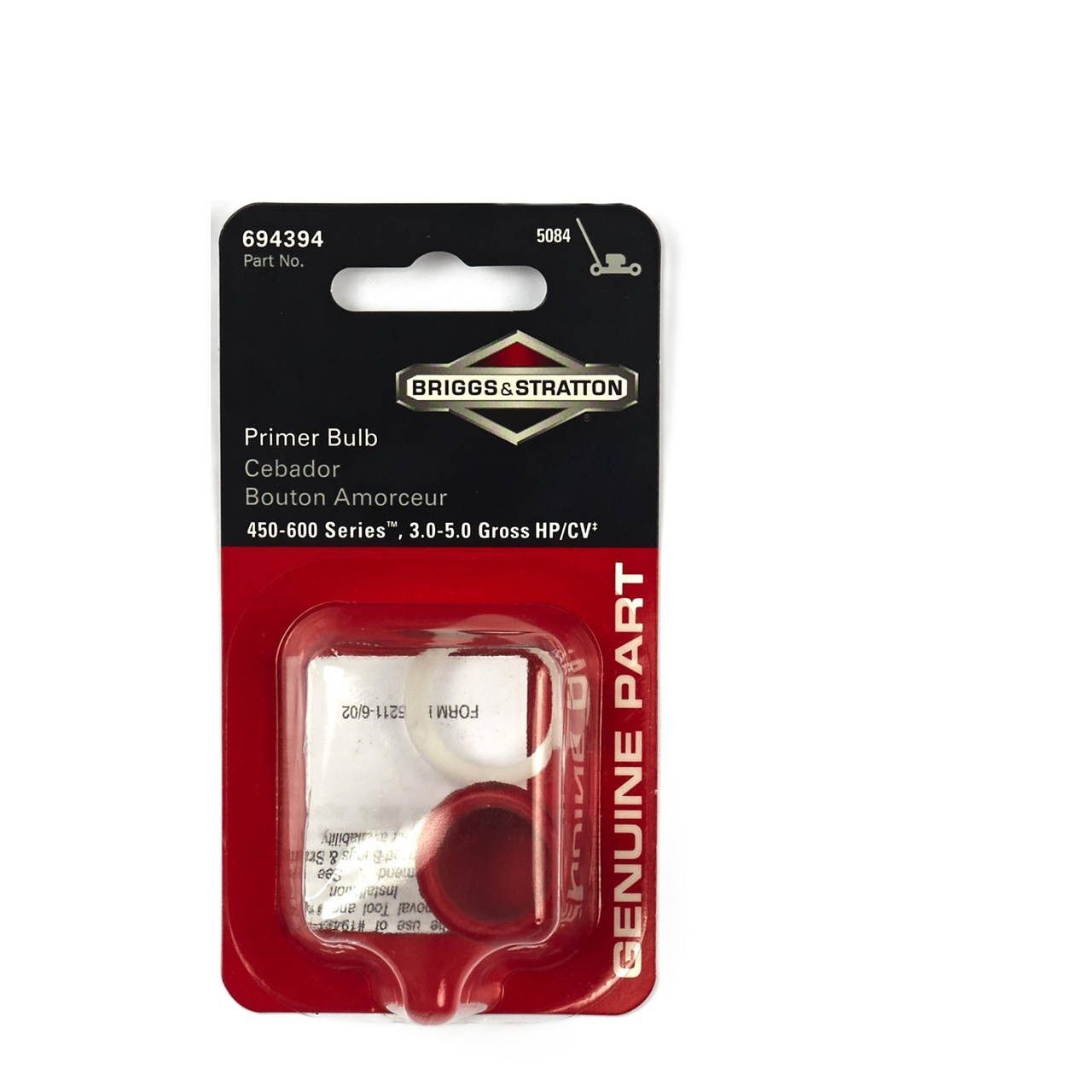  Briggs and Stratton 5084K Primer-Carburetor Genuine OEM Part