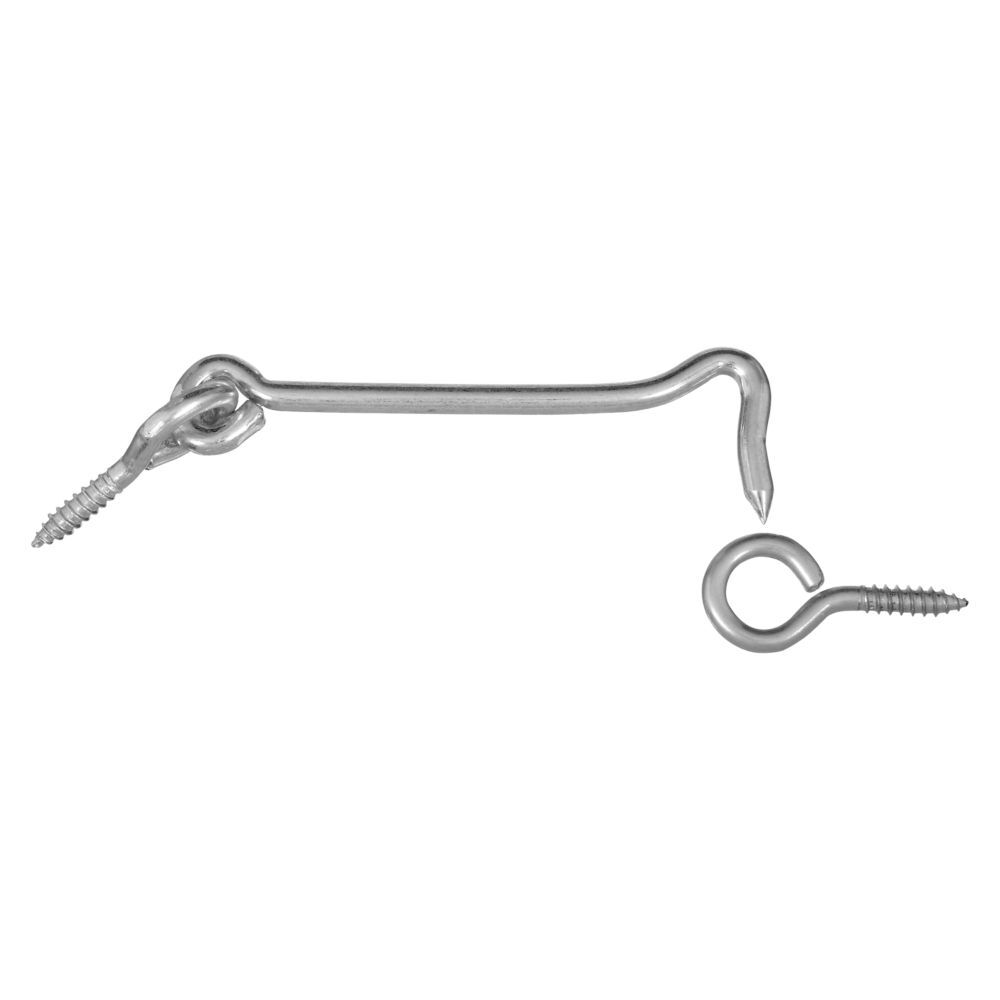 National Hardware Zinc Plated Gate Hook, 6-In