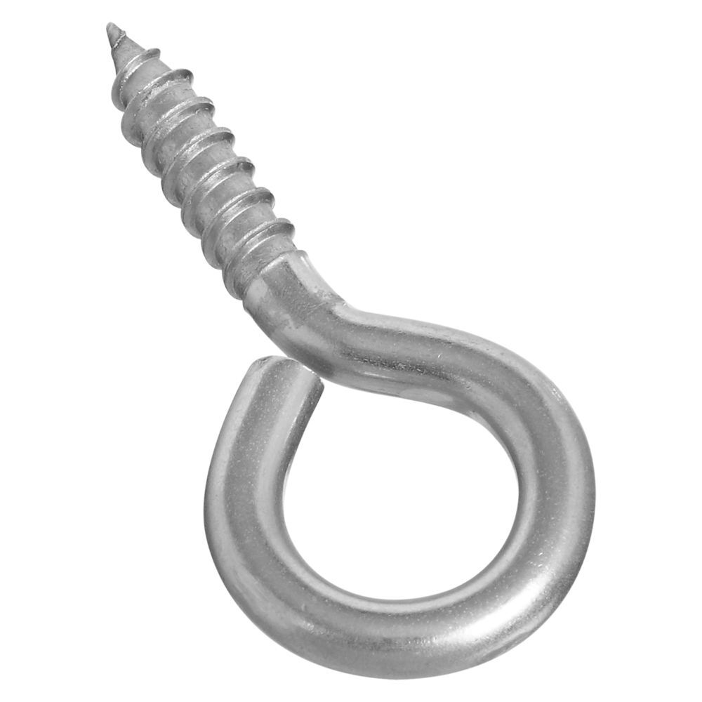 National Hardware Stainless Steel Screw Eye, #4 x 2 3/16-In