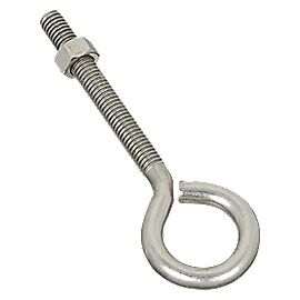 National Hardware Stainless Steel Eye Bolt, 3/8 X 5-In