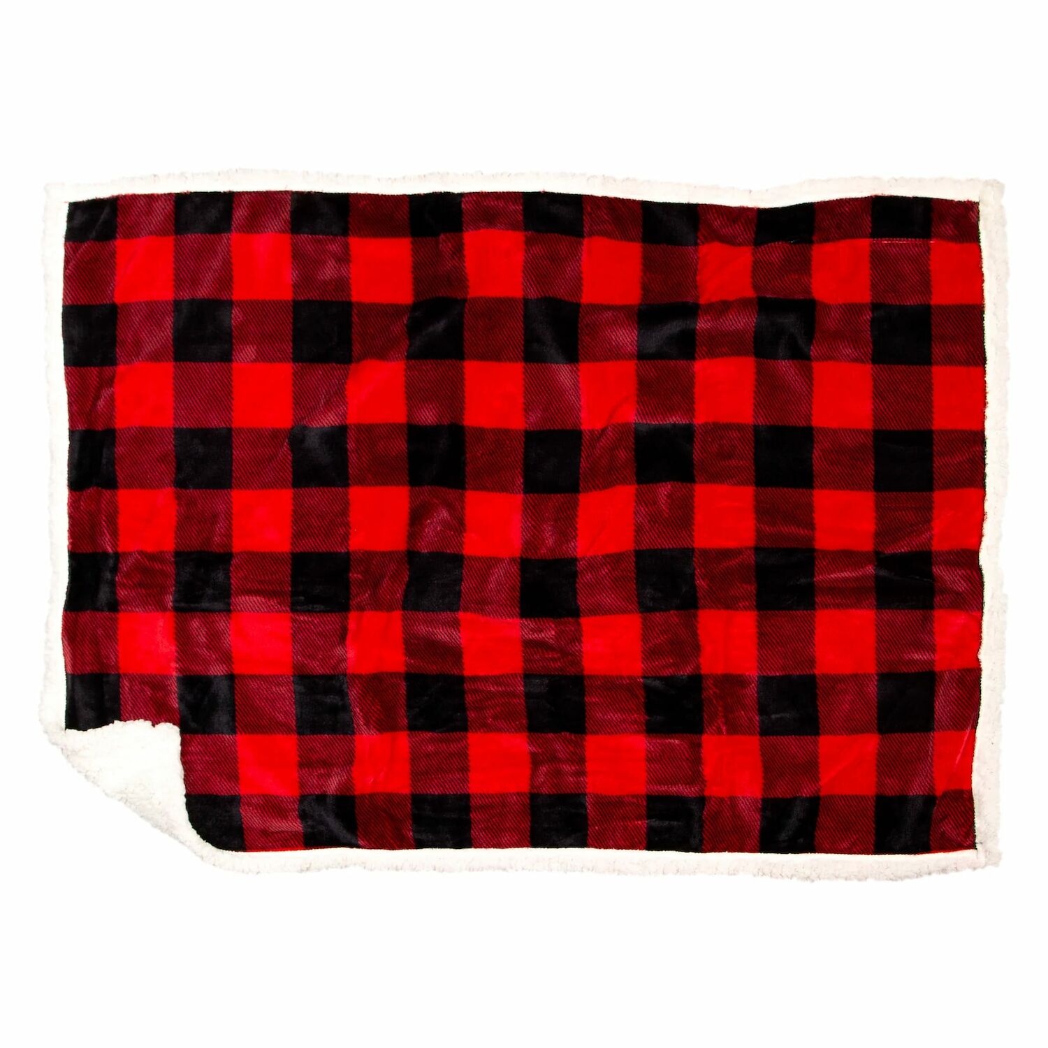 Carsten's Inc. Lumberjack Red Plaid Dog Blanket 28-In. x 40-In.
