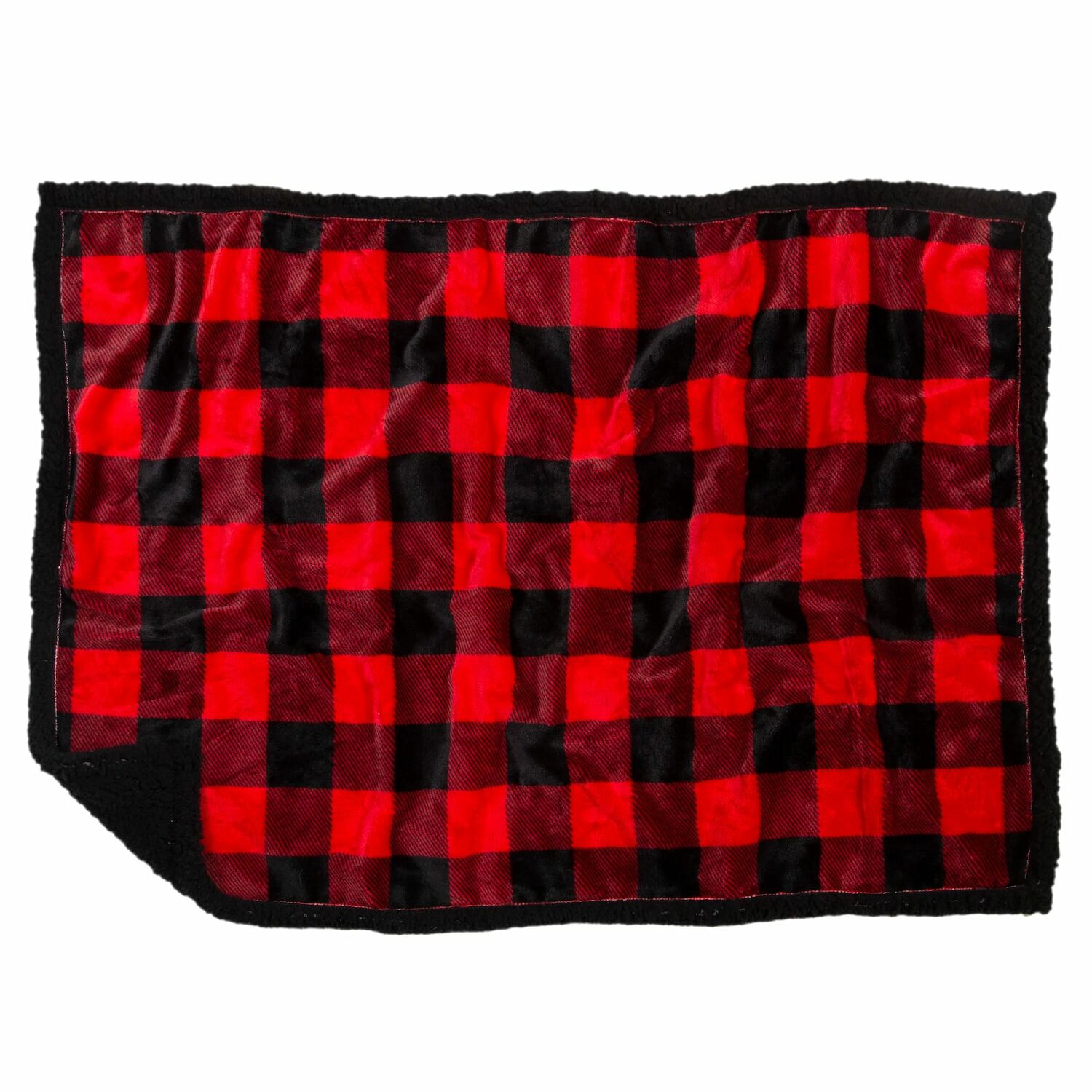 Carsten's Inc. Lumberjack Red Plaid Dog Blanket 28-In. x 40-In.