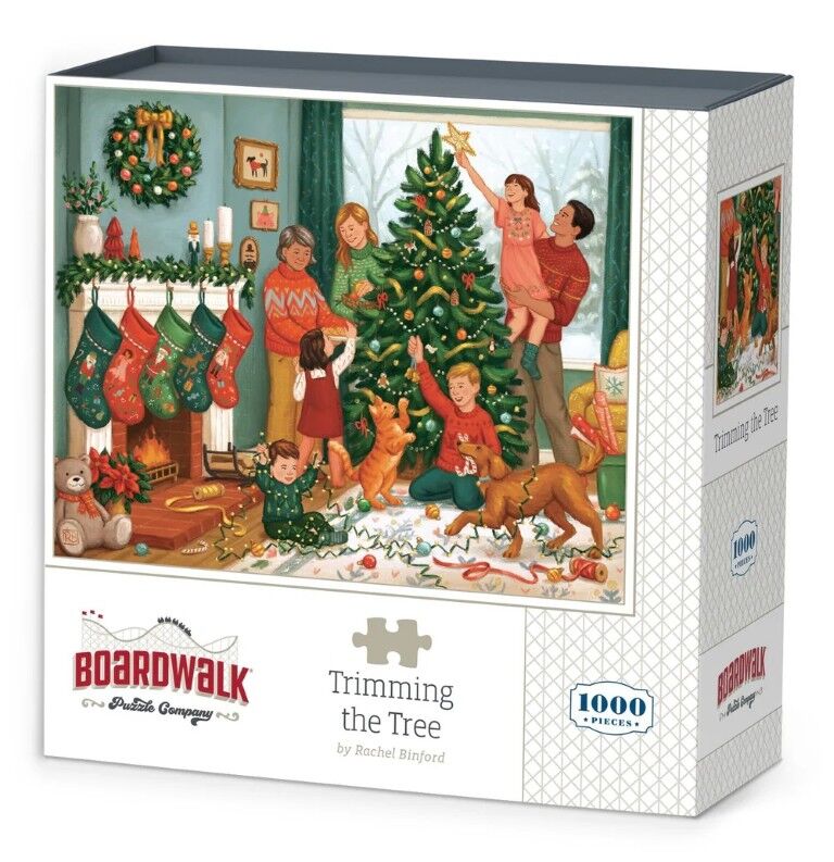 Boardwalk Puzzle Company Trimming The Tree Puzzle, 1000-Pc