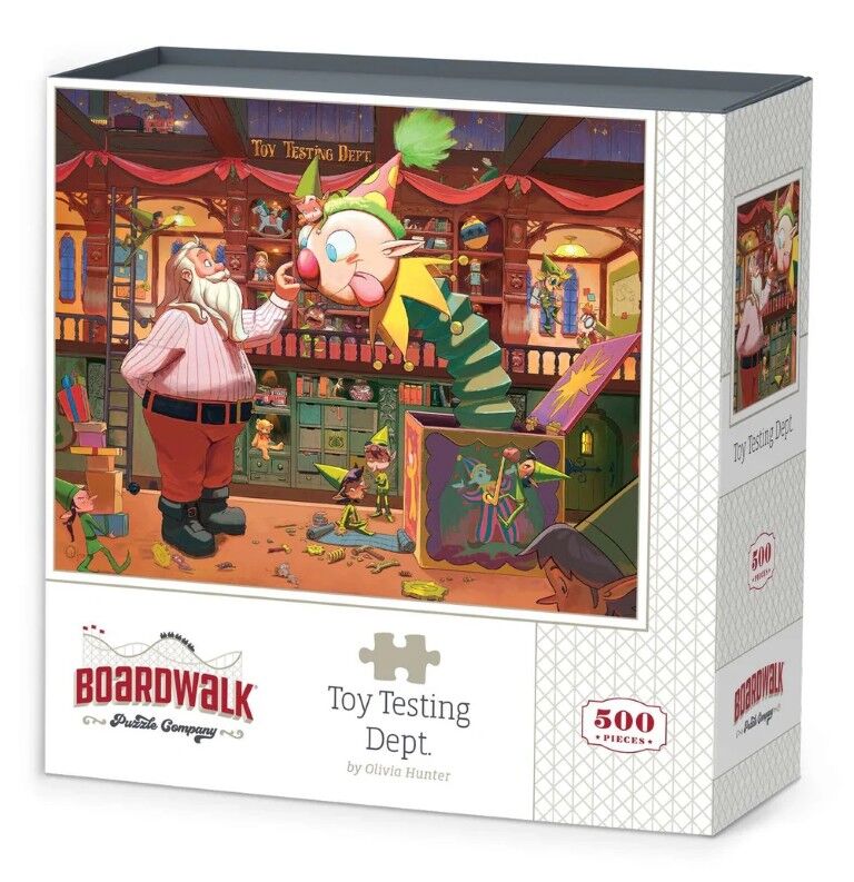 Boardwalk Puzzle Company Toy Testing Dept. Puzzle, 500-Pc
