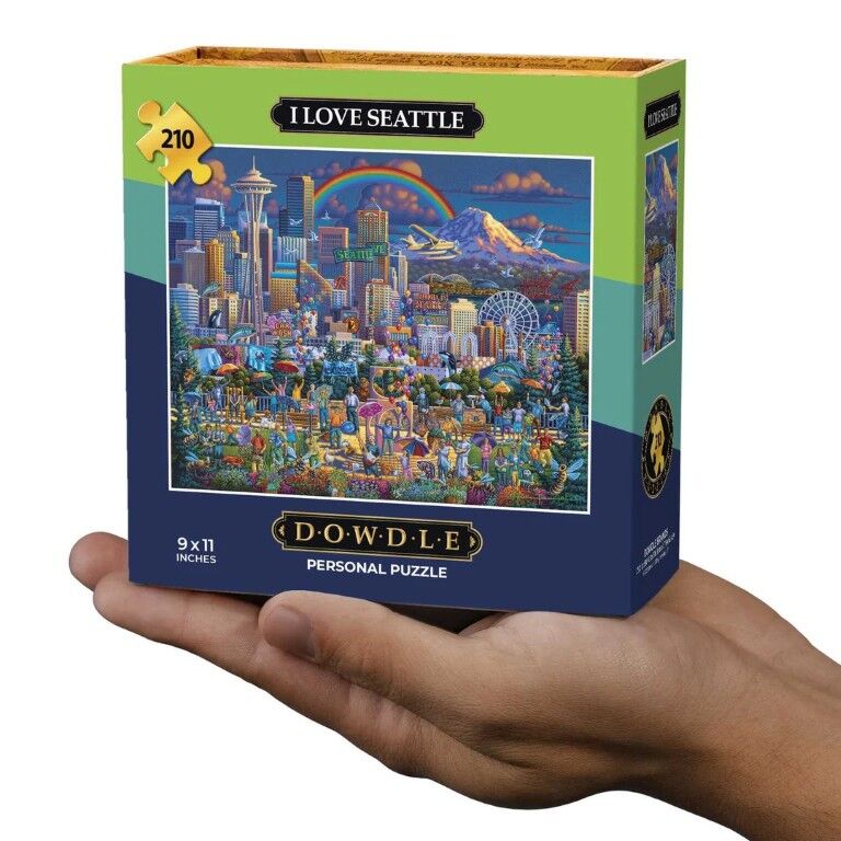 Dowdle I Love Seattle Personal Puzzle, 210-Pc