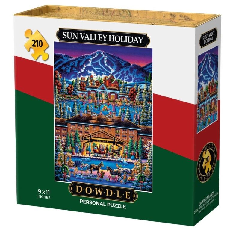 Dowdle Sun Valley Holiday Personal Puzzle, 210-Pc
