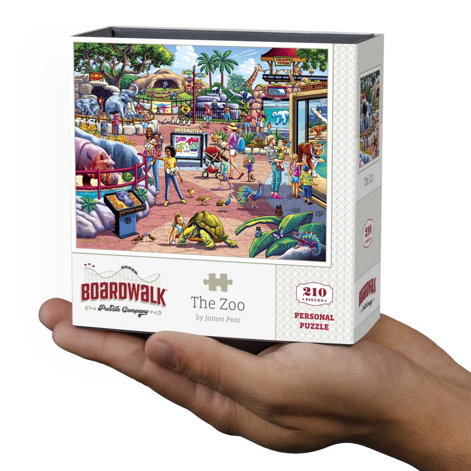 Boardwalk Puzzle Company The Zoo Personal Puzzle, 210-Pc