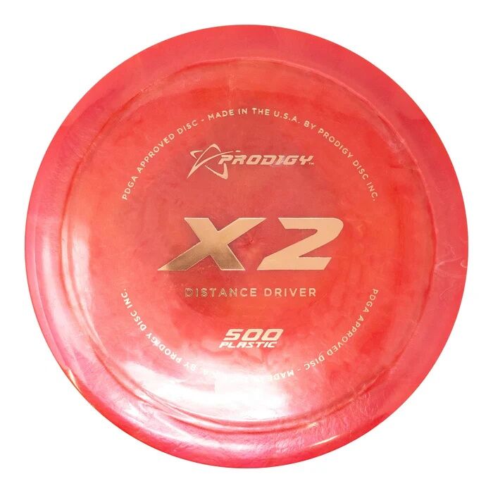 Prodigy Red X2 500 Plastic Disc, 170-174-g