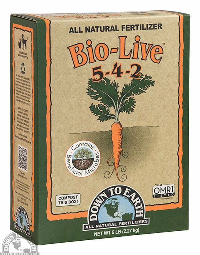 Down To Earth Bio-Live 5-4-2 Fertilizer - 5 lb