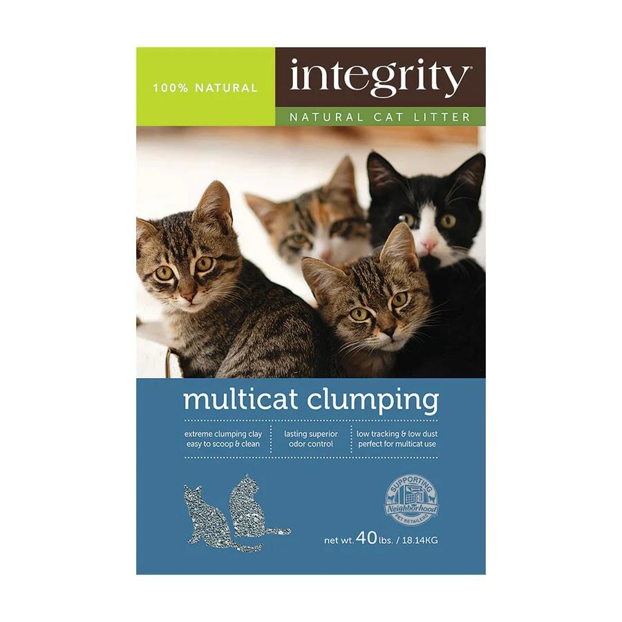 Integrity Multicat Clumping Cat Litter, 40-Lb