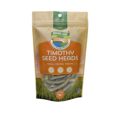 Round Lake Farms Timothy Seed Head Treats, 10-g