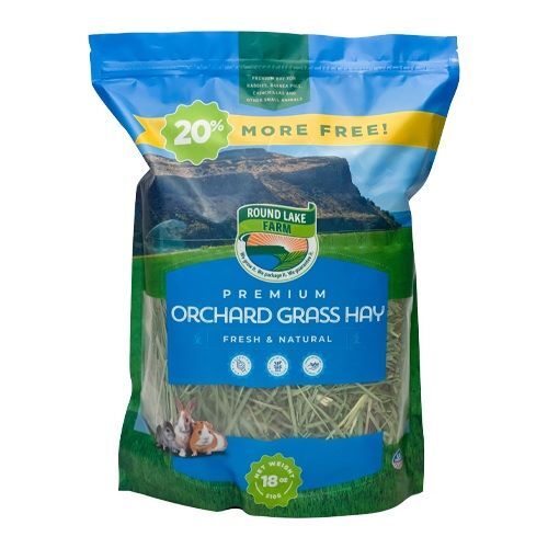 Round Lake Farms Orchard Grass Hay, 18-Oz