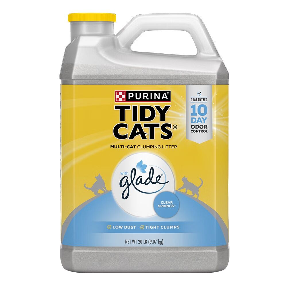 Purina Tidy Cats With Glade Clear Springs Clumping Cat Litter, 20-Lb