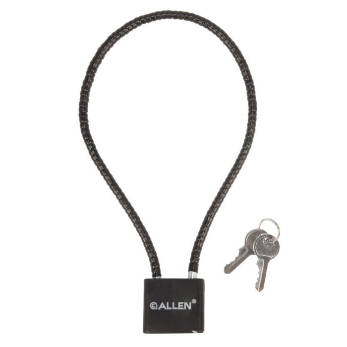 Allen Black Cable Lock, 15-In