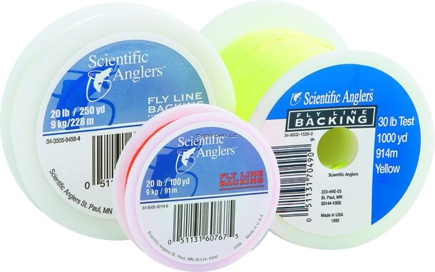 Scientific Anglers Dacron Backing Orange Fishing Line, 20-Lb, 100-Yd