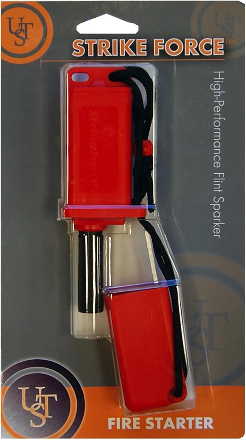 UST Orange StrikeForce Fire Starter With Tinder