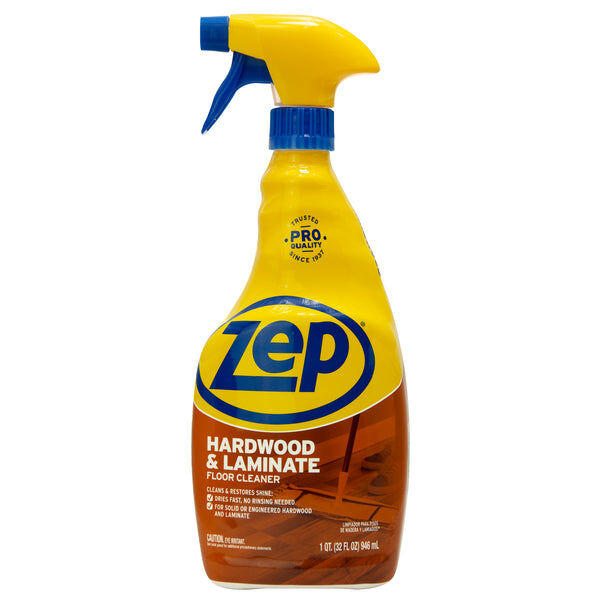 Zep Hardwood & Laminate No Rinse & Streak Free Floor Cleaner, 32-Oz