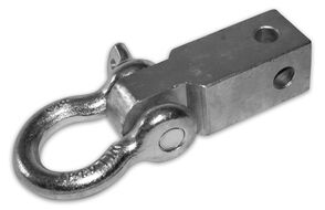 Bulldog Winch Receiver Mount With 3/4-In Shackle, 2-In x 2-In