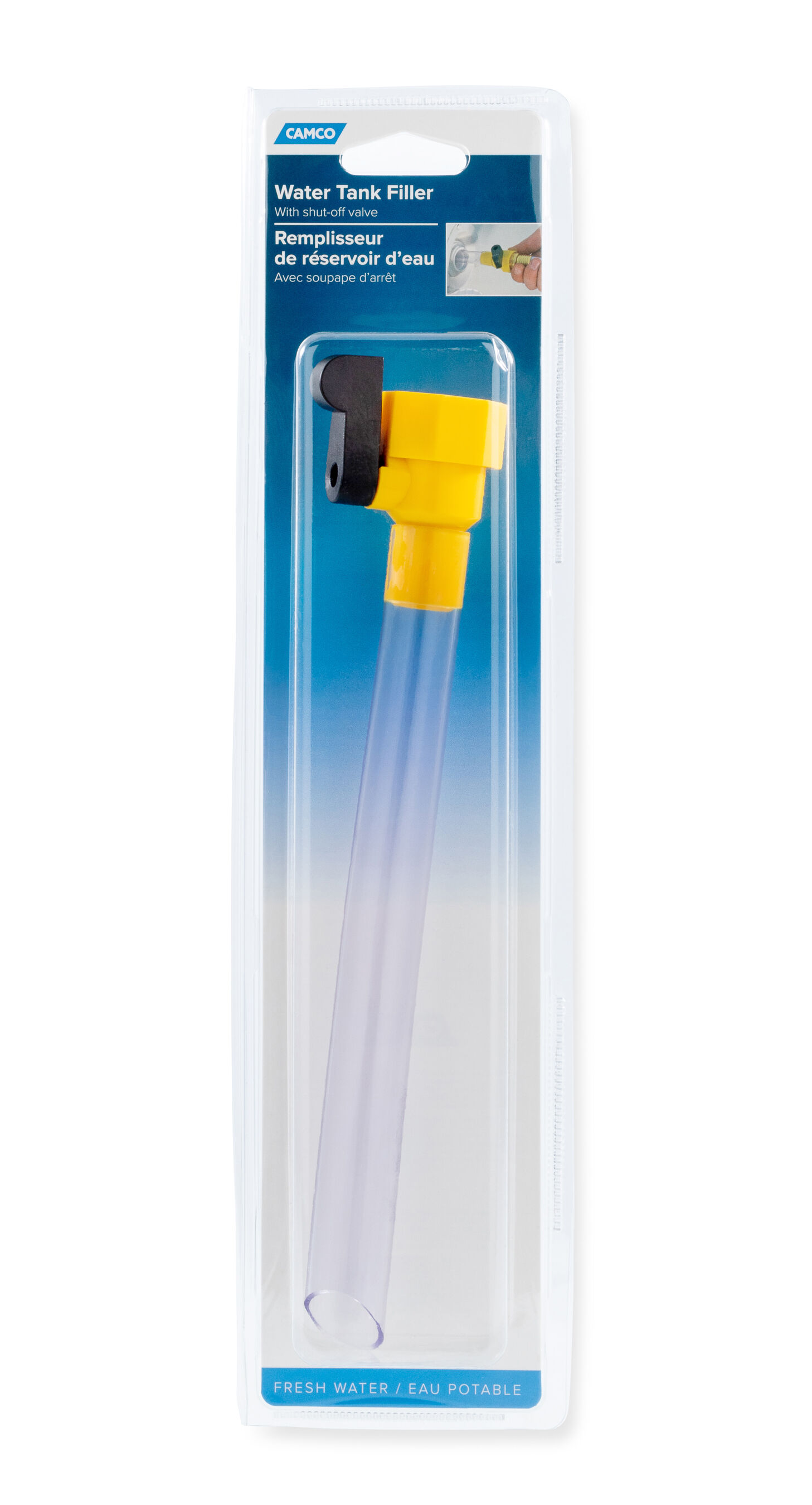 Water Tank Filler with Shutoff Valve 