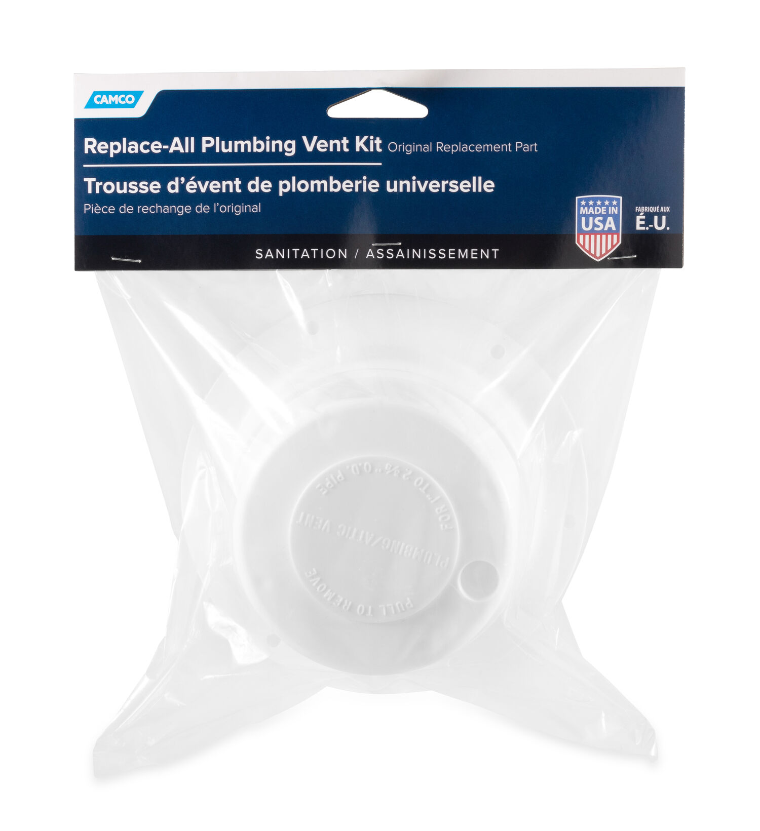 Replace All Plumbing Vent Kit Polar White 