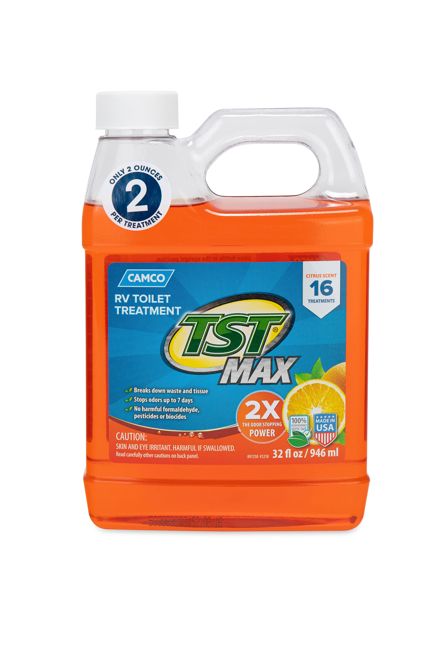 TST MAX Orange Power Toilet Treatment, 32-Oz