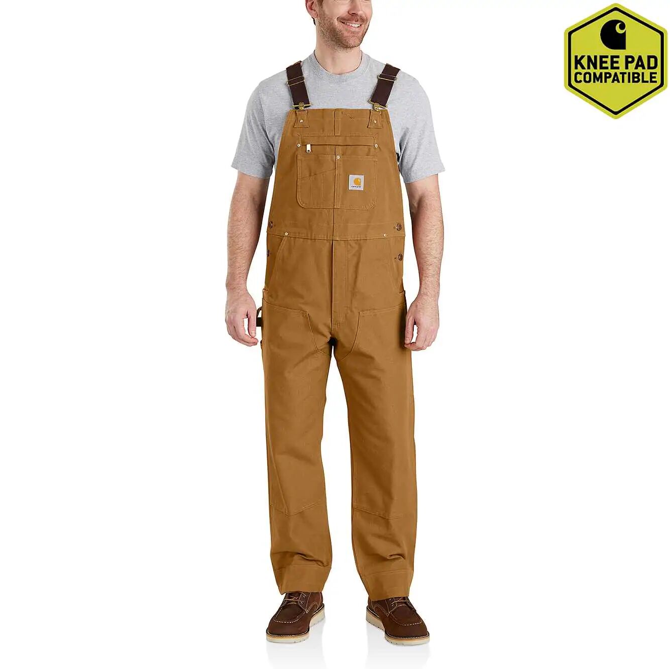 Carhartt Men's Relaxed Fit Duck Bib Overall