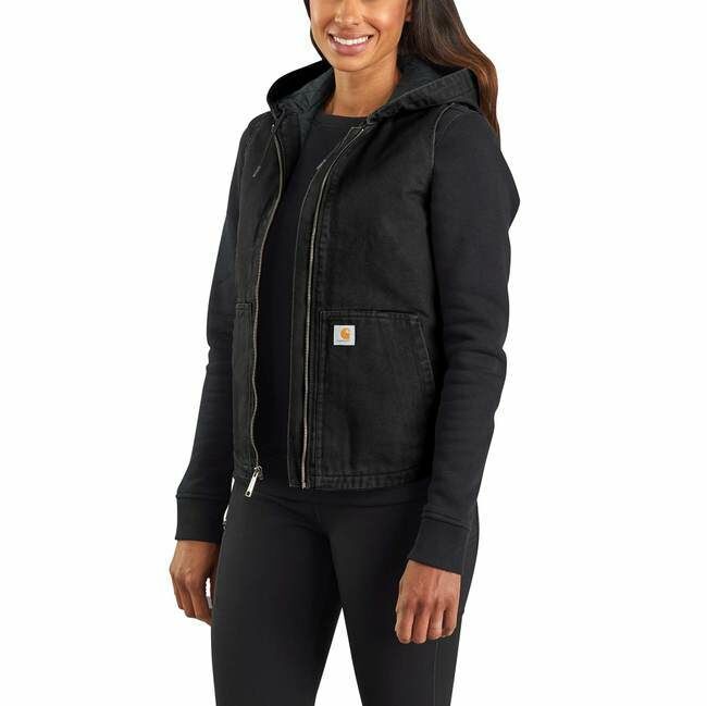 Carhartt Women's Washed Duck Insulated Mock Neck Vest