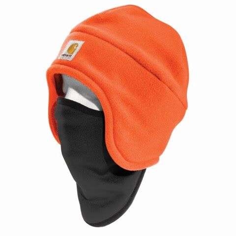 Carhartt Men's Fleece 2-In-1 Hat in Brite Orange