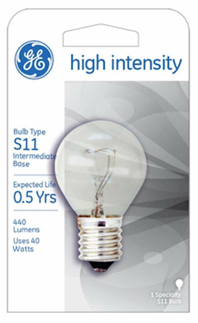 GE Clear High Intensity Appliance Light Bulb