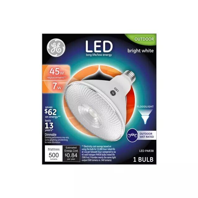 Warm White 45W Replacement Led Light Bulb Outdoor Floodlight Par38