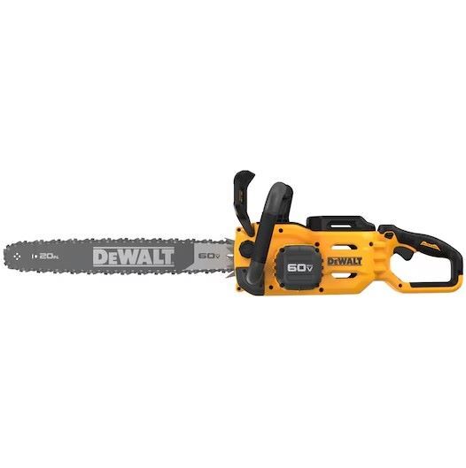 DEWALT 60V Max Brushless Cordless Chainsaw (Tool Only), 20-In