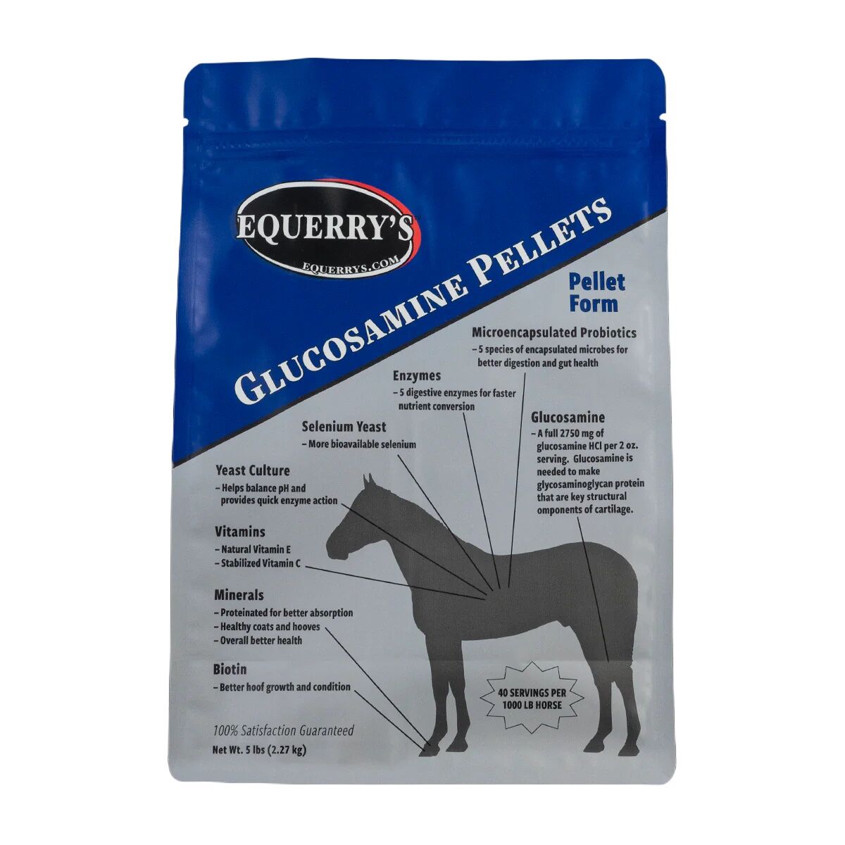 Equerry's Glucosamine Pellet Equine Supplement, 5-Lb